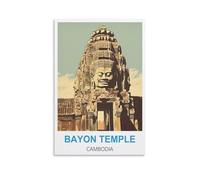 Puzzle de 1000 pièces pour Adultes, Temple du Bayon (Cambodge), Puzzle en Papier, œuvre d'art, Jouet éducatif et intellectuel, Cadeau, 38 x 26 cm