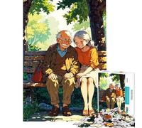 Puzzle de 1000 pièces pour Adultes Tendreté au crépuscule » Un Jeu d'analyse et de logique Stimulant et Complexe (50x75cm)