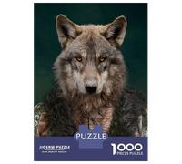 Puzzle De 1000 Pièces pour Adultes The Medieval Wolf Puzzle pour Adultes, Jouet Anti-Stress Amusant Et Humoristique, Idéal comme Cadeau 38x26cm/1000pcs