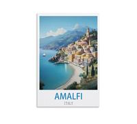 Puzzle de 1000 pièces pour Adultes, thème Amalfi, Italie. Jeu de décompression idéal pour Les étudiants et Les Enfants. Cadeau Parfait pour Noël ou Un Anniversaire. Dimensions : 52 x 38 cm.