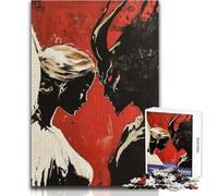 Puzzle de 1000 pièces pour Adultes, thème Anges et démons, Jeu intellectuel et logique, pour Un Anniversaire Dimensions : 38x52cm