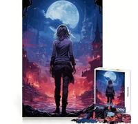 Puzzle de 1000 pièces pour Adultes, thème Anime, chasseuse de Vampires : Un Cadeau de Noël idéal pour développer Son Esprit analytique et se détendre grâce à Ses pièces Bien assemblées (38x52cm)