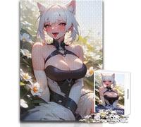 Puzzle de 1000 pièces pour Adultes, thème Anime, Fille Sexy, Jeu éducatif Familial, défi Difficile, idées Cadeaux, Dimensions:38x52cm