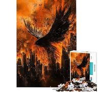 Puzzle de 1000 pièces pour Adultes Thème Apocalypse Crow Jeu Manuel Décoration intérieure Cadeau d'anniversaire (Dimensions 38x52cm)