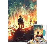 Puzzle de 1000 pièces pour Adultes thème Apocalypse décoration Murale Une œuvre d'art pour Toute la Famille (Dimensions 38x52cm)