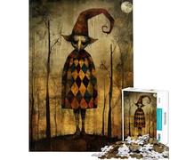 Puzzle de 1000 pièces pour Adultes thème Arlequin à Monter soi-même Un Jeu Amusant et Stimulant pour Toute la Famille (38x26cm)