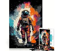 Puzzle de 1000 pièces pour Adultes,thème Astronaute et Espace,Abstrait,Bords Nets,Jeu cognitif et Amusant,Jeu Lent et divertissant,Cadeau Festif et de Loisirs (38x26cm)