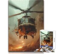 Puzzle de 1000 pièces pour Adultes, thème Avion Militaire Un Moment de détente et de Plaisir Découpe de précision Dimensions:38x52cm