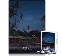 Puzzle de 1000 pièces pour Adultes,thème Bali,Casse-tête,Jeu Familial,Apprentissage,Cadeau éducatif d'anniversaire,Dimensions : 50x75cm