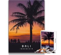 Puzzle de 1000 pièces pour Adultes,thème Bali,Casse-tête ludique et Amusant,idéal pour Toute la Famille Décoration Murale Dimensions : 50x75cm