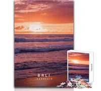 Puzzle de 1000 pièces pour Adultes,thème Bali Impossible Game,Cadeau d'anniversaire,Dimensions : 50x75cm