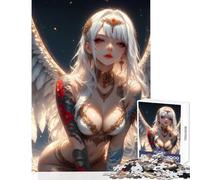 Puzzle de 1000 pièces pour Adultes Thème Beauté angélique Décoration Murale Idée Cadeau Jeu Relaxant Renforce l'amour au Sein du Couple Dimensions 38x52cm