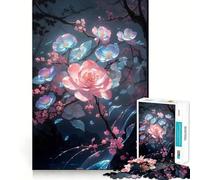 Puzzle de 1000 pièces pour Adultes Thème botanique Élégance et Bords Nets Jeu cognitif et Amusant Jeu de Relaxation Cadeau Festif et Relaxant (38x52cm)