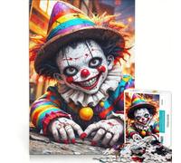 Puzzle de 1000 pièces pour Adultes thème bouffons et Mascarade Jeu de réflexion Niveau de difficulté élevé Cadeau Original pour Un Anniversaire ou Noël 50x75cm