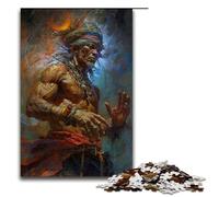 Puzzle de 1000 pièces pour Adultes thème chaman amérindien Jeu de Manipulation décoration et Cadeau Uniques 75 x 50 cm