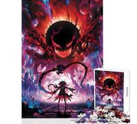 Puzzle de 1000 pièces pour Adultes, thème Combats de Monstres Anime, Jeu éducatif et Relaxant, avec Poster et fiche de Questions-réponses Assortis (50x75cm) Idéal comme Cadeau d'anniversaire