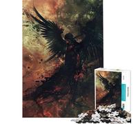 Puzzle de 1000 pièces pour Adultes Thème Descente éthérée des Anges Jeu Familial Découpe de précision pour Les Amateurs de Jeux (Dimensions 75x50cm)