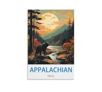 Puzzle de 1000 pièces pour Adultes - Thème du Sentier des Appalaches - Pièces minuscules - Puzzle Stimulant et Difficile pour Noël ou Un Anniversaire - Jeu - 52 x 38 cm