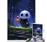 Puzzle de 1000 pièces pour Adultes Thème Esprit Mignon dans Une forêt enchantée Jeu Anti-Stress pour Femmes et Hommes Jeu éducatif et ludique à Faire à la Maison Dimensions 50x75cm