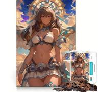 Puzzle de 1000 pièces pour Adultes,thème Fille Anime angélique,Jeu de réflexion Amusant avec Technologie de découpe Laser avancée,défi Stimulant pour Passer Le Temps (50x75cm)