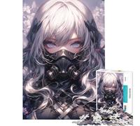 Puzzle de 1000 pièces pour Adultes Thème Fille Assassin d'anime Jeu Familial Stimulant l'intelligence Jouet addictif Une œuvre d'art (Dimensions 38x52cm)