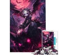 Puzzle de 1000 pièces pour Adultes Thème Fille Chauve-Souris cavalière d'anime Jeu éducatif et Pratique Idée Cadeau (Dimensions 38x26cm)