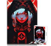 Puzzle de 1000 pièces pour Adultes - Thème Gothique:Vampire, Seigneur et sorcière Détendez-Vous Pendant Votre Temps Libre Pièces nettes et sans Couture Dimensions:38x52cm