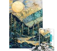 Puzzle de 1000 pièces pour Adultes Thème Kintsugi Radiant Highlands Jeu de Puzzle à Monter soi-même pour Toute la Famille Un défi Stimulant à relever (Dimensions 50x75cm)
