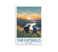 Puzzle de 1000 pièces pour Adultes, thème « Les Catskills, New York », à Faire soi-même. Jeu éducatif Amusant à Partager Entre Parents et Enfants pour Maman, épouse ou Amie. 38 x 26 cm.