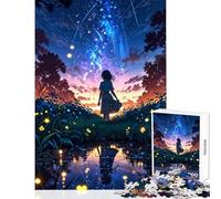 Puzzle de 1000 pièces pour Adultes thème Lucioles et Fantasia décoration Murale Cadeau d'anniversaire Jeu Familial Collection d'artistes Beaux-Arts Dimensions 38x52cm