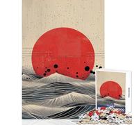 Puzzle de 1000 pièces pour Adultes thème Marée Pourpre Jeu Impossible idéal pour Les Couples décoration intérieure Jouet et activités ludiques à la Maison (38x52cm)