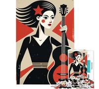 Puzzle de 1000 pièces pour Adultes thème Musical rétro Jeu éducatif décoration intérieure (Taille 50x75cm)