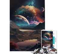 Puzzle de 1000 pièces pour Adultes Thème Nébuleuse Horizons Jeu éducatif défi Jeu Pratique Anti-Stress Cadeau Amusant (Dimensions 50x75cm)