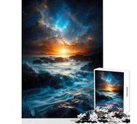 Puzzle de 1000 pièces pour Adultes,thème Odyssée d'Azur,idéal pour décorer Un Mur ou comme Cadeau d'anniversaire Jeu Pratique avec des pièces de Formes aléatoires Parfaitement emboîtables