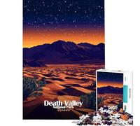 Puzzle de 1000 pièces pour Adultes thème Parc National de la Vallée de la Mort Cadeau d'anniversaire ou de Noël pour Femmes Jeu de Puzzle à Faire soi-même à partir de 14 Ans (50x75cm)