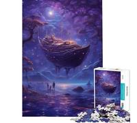 Puzzle de 1000 pièces pour Adultes thème Pirate mystérieux Jeu éducatif Course de Vitesse Manuelle Cadeau pour Femmes et Hommes (Taille 50x75cm)