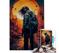 Puzzle de 1000 pièces pour Adultes Thème Post-apocalyptique Activités ludiques à la Maison Cadeau pour Femmes Jeu Familial Convient aux Personnes de 14 Ans et Plus 50x75cm
