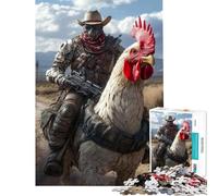 Puzzle de 1000 pièces pour Adultes thème Post-apocalyptique Jeu intellectuel et de logique Cadeau pour Femmes et Hommes (38x26cm)