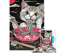Puzzle de 1000 pièces pour Adultes Thème Ramen Japon Idéal pour Les Adolescents Passe-Temps à la Maison Stimule Le Cerveau Cadeau d'anniversaire Original (Dimensions : 38x26cm)