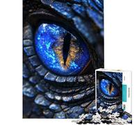 Puzzle de 1000 pièces pour Adultes thème Regard draconique Jeu éducatif et Stimulant idéal pour se détendre améliorer sa mémoire ou comme Cadeau d'anniversaire (38x26cm)