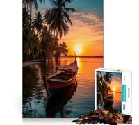 Puzzle de 1000 pièces pour Adultes, thème Rêve Tropical, décoration soignée, Jeu d'exercice Mental, Divertissement décontracté, pour Noël (50x75cm)