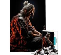 Puzzle de 1000 pièces pour Adultes thème Sekiro Samouraï idéal pour Un Jeu éducatif et intellectuel Une activité Artistique ou Un Cadeau pour Toute la Famille (38x26cm)