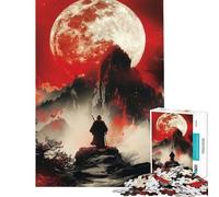Puzzle de 1000 pièces pour Adultes thème Shinobi Japonais Difficile et Stimulant Jeu Relaxant et Anti-Stress adapté aux 14 Ans et Plus (38x26cm)