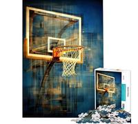 Puzzle de 1000 pièces pour Adultes Thème : Sport Basketball Stimulation cérébrale Loisirs à la Maison Jeux familiaux pour Les 14 Ans et Plus (38x52cm)