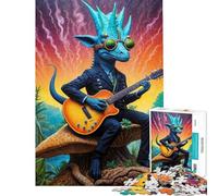 Puzzle de 1000 pièces pour Adultes thème Steampunk Dino Rhythms à Monter soi-même décoration idéale défi éducatif (38x26cm)