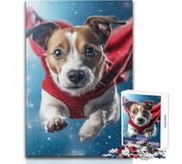 Puzzle de 1000 pièces pour Adultes, thème Super-héros et Chien, idéal pour se détendre et s'amuser Découpe précise de qualité supérieure Dimensions:38x52cm