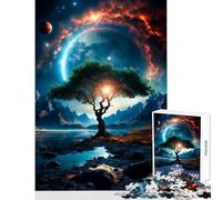 Puzzle de 1000 pièces pour Adultes Thème Terre Perdue Décoration intérieure Jeu Relaxant et Stimulant Dimensions 38x52cm