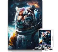 Puzzle de 1000 pièces pour Adultes, thème Tigre, Jeu éducatif Familial, défi Difficile, idées Cadeaux, Dimensions:38x52cm