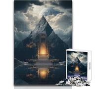 Puzzle de 1000 pièces pour Adultes, thème Tombeau Antique, Jeu éducatif Familial, découpe de précision, Cadeau d'anniversaire, Dimensions : 38x52cm