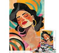 Puzzle de 1000 pièces pour Adultes Thème Une Joyeuse Latina Décoration intérieure Jouet Cadeau pour Femmes et Hommes Jeu de réflexion Difficile et Stimulant Dimensions 38x26cm